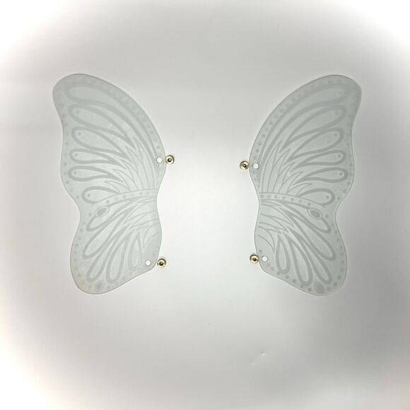 Fairy Lamp w/Glass Wings Desk Nightstand Light Angel Guardian Figure 14” Plug In - Picture 5 of 7